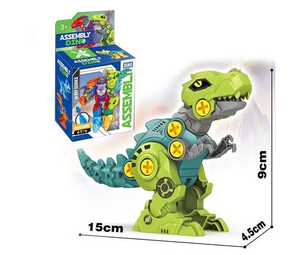 Összeszerelhető T-rex dinoszaurusz játékszett
