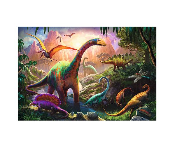 Dinoszauruszok földjén puzzle 100db-os - Trefl