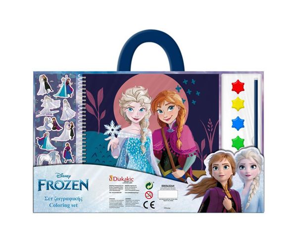 Disney: Jégvarázs 2. Színező füzet vízfestékkel és matricákkal