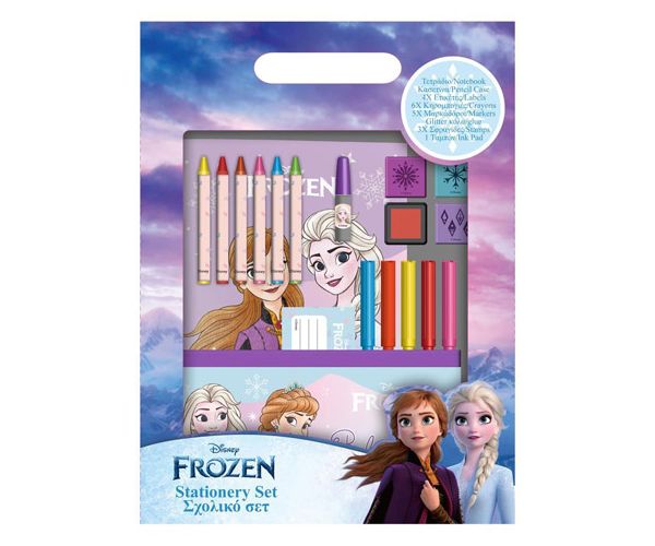 Disney: Jégvarázs 2. színező szett tolltartóval és kiegészítőkkel
