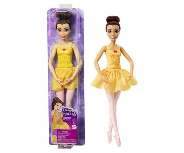 Disney Hercegnők: Balerina Belle hercegnő baba - Mattel