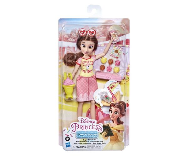 Disney Princess: Comfy Squad Belle kényelmes szettben - Hasbro
