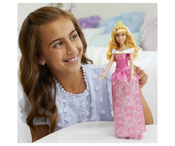 Disney Hercegnők: Csillogó Csipkerózsika hercegnő baba - Mattel