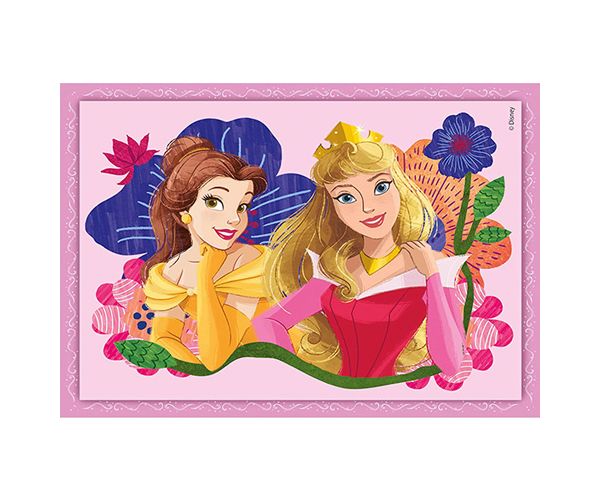 Disney hercegnők 4 az 1-ben puzzle - Clementoni