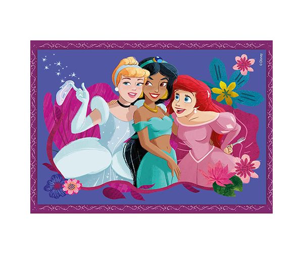 Disney hercegnők 4 az 1-ben puzzle - Clementoni