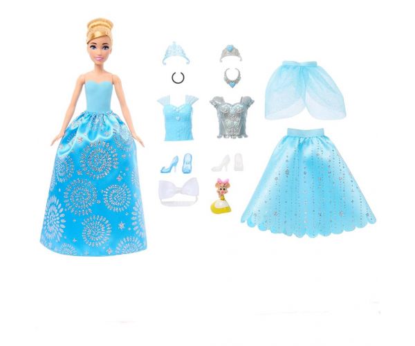 Disney Hercegnők: Divatkavalkád baba - Hamupipőke - Mattel