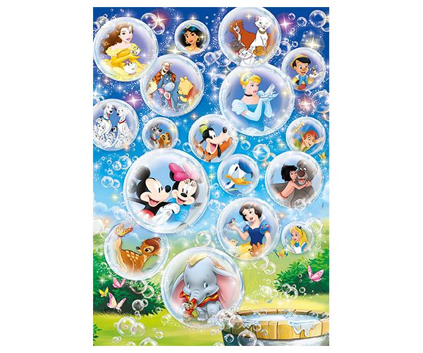 Disney mesehősök Supercolor puzzle 104db-os - Clementoni