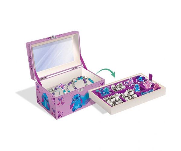 Disney Stitch Ékszerdoboz összefűzhető gyöngyökkel - Lisciani