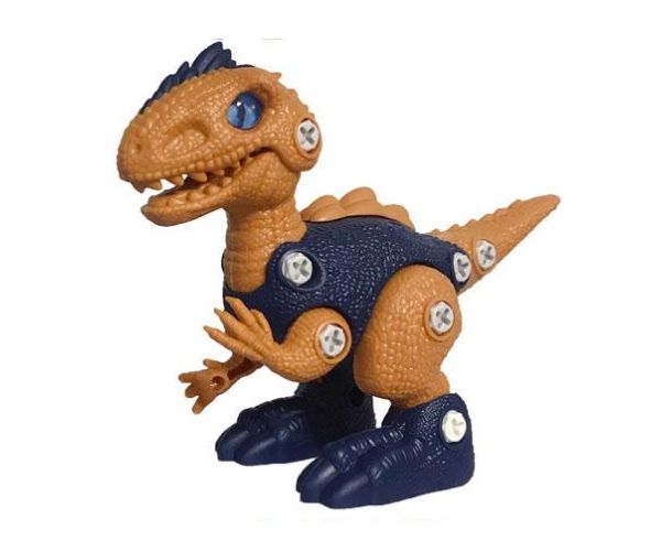 DIY Velociraptor csavarozható dinoszaurusz figura
