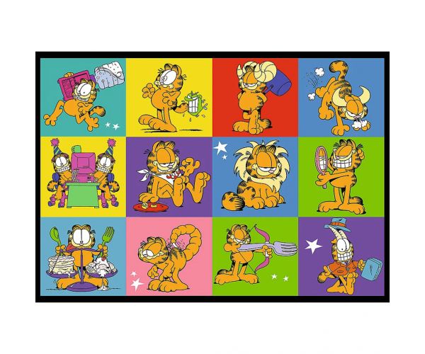Garfield kalandjai 4x250db-os puzzle - Trefl