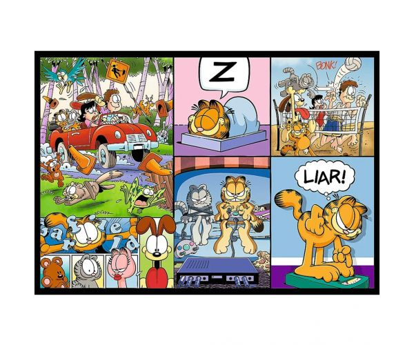 Garfield kalandjai 4x250db-os puzzle - Trefl