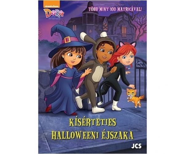 Dóra és barátai: Kísérteties Halloweeni éjszaka matricás mesekönyv