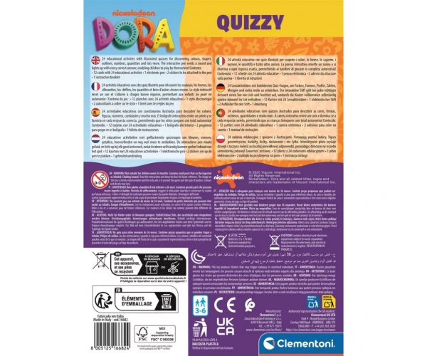Dóra a felfedező Quizzy interaktív játékszett - Clementoni