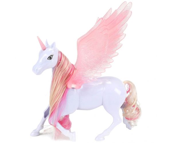 Dream Horse Csillámló unikornis rózsaszín szárnyakkal 18cm