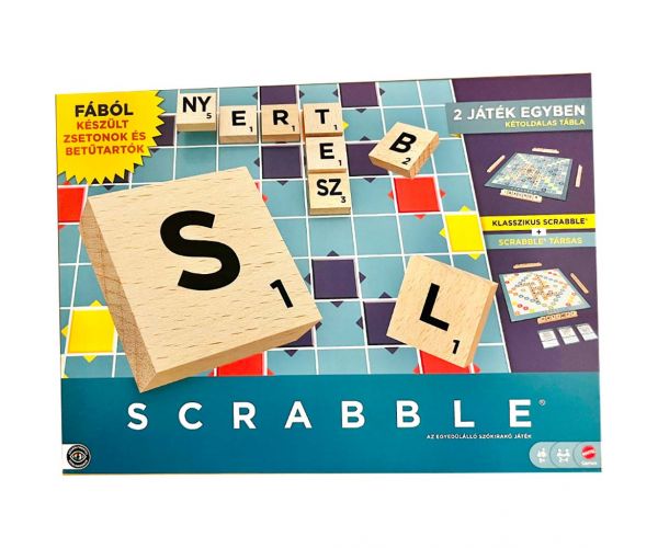 Fa Scrabble Original és Társas 2az1-ben - Mattel