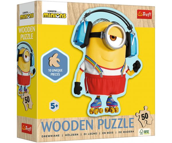 Minyonok 50db-os fa puzzle - Trefl