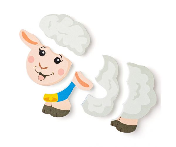 Fa bárányos 5db-os baba puzzle - Woodyland