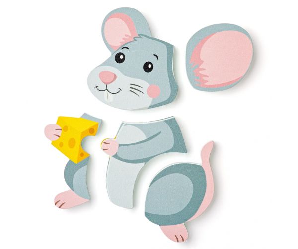 Fa egeres 5db-os baba puzzle - Woodyland
