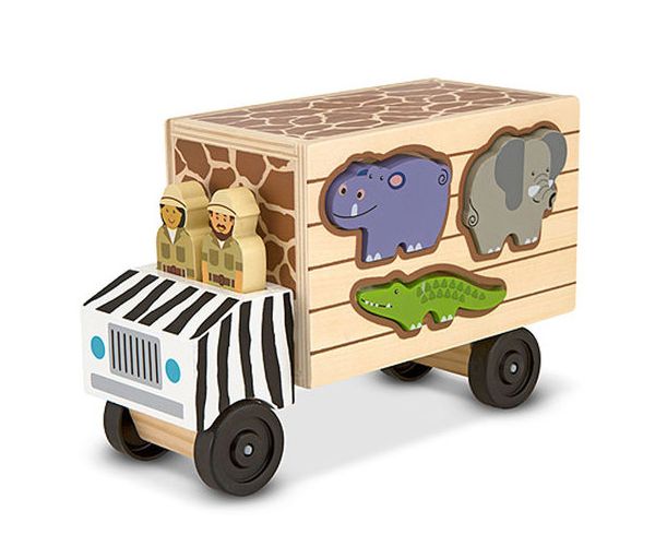 Fa állatos formaillesztő játék - Melissa & Doug