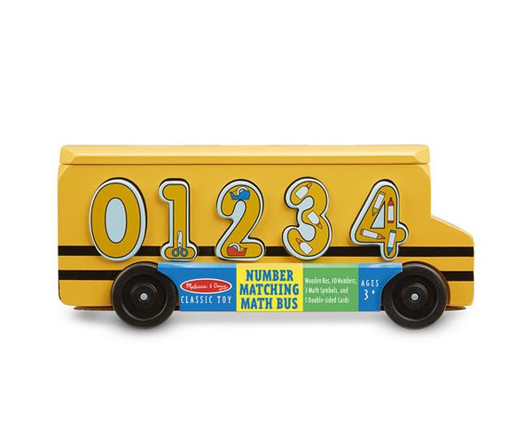Fa formarendező iskolabusz számokkal - Melissa & Doug
