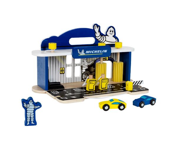 Michelin szerviz szett fából kiegészítőkkel