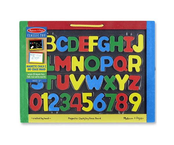 Fa felíró és rajztábla mágneses betűkkel - Melissa & Doug