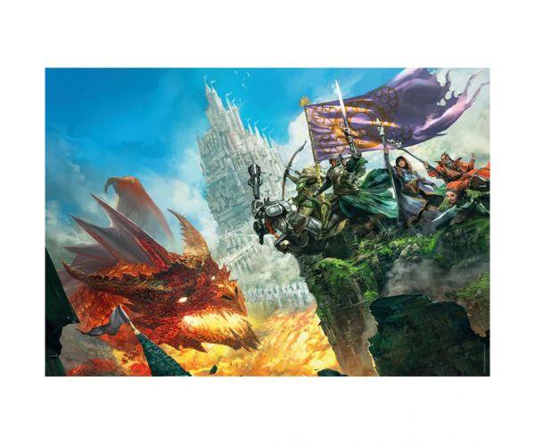 Dungeons & Dragons – Lángok földje 500db-os puzzle - Clementoni