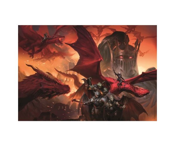 Dungeons & Dragons: Vörös sárkány HQC 1000db-os puzzle - Clementoni