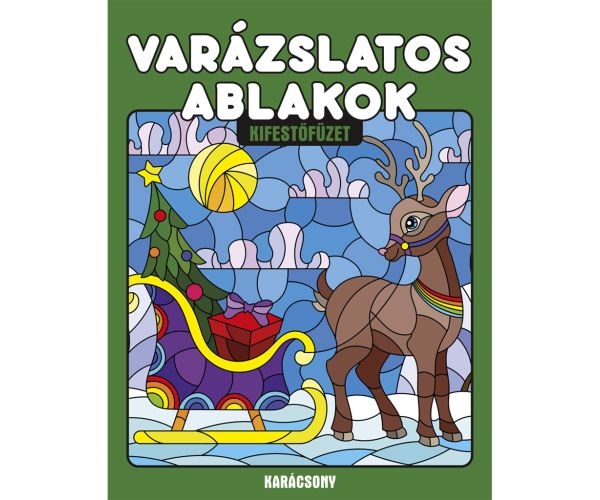 Kúzelné okná - Vianočná omaľovánka