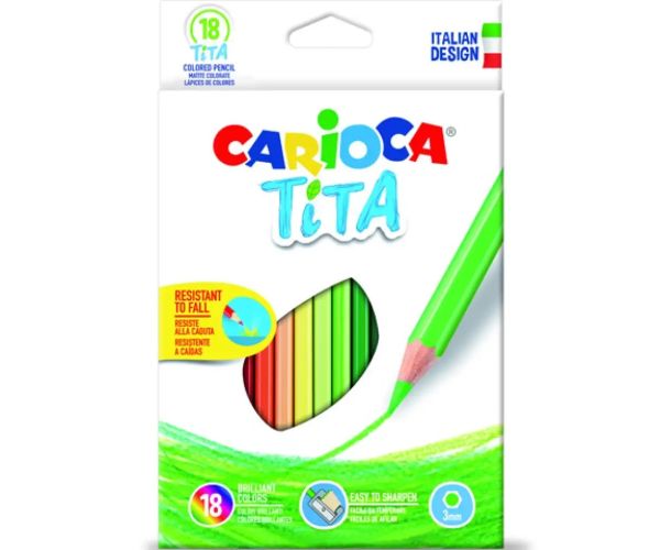 Tita set farebných ceruziek 18 ks - Carioca
