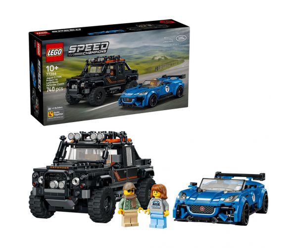 LEGO® Speed Champions: Jaguar Project 7 a Land Rover Defender (77264)