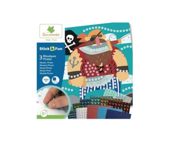 StickN Fun set na výrobu mozaikového obrazu - Piráti