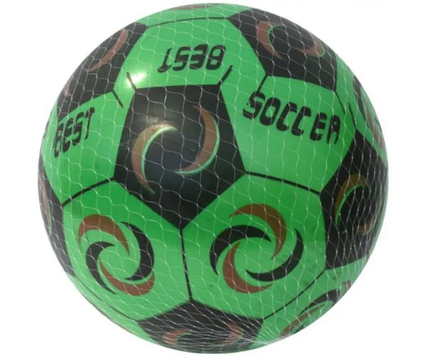 Gumová lopta s futbalovým vzorom 23cm