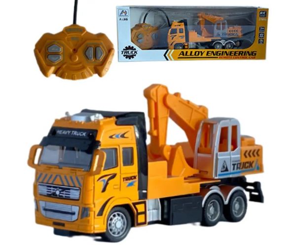 RC Diaľkovo ovládaný stavebný drapák alebo autožeriav so svetlom v dvoch verziách 27MHz 1/36 mierka
