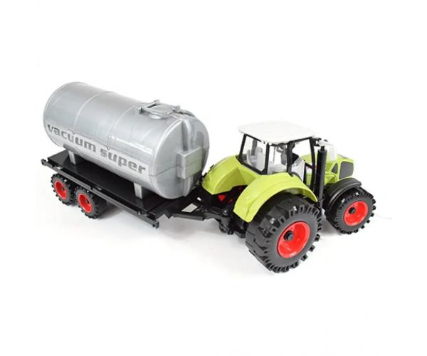 Farm Truck Series: Červený alebo zelený traktor s nádržou na vodu 46cm