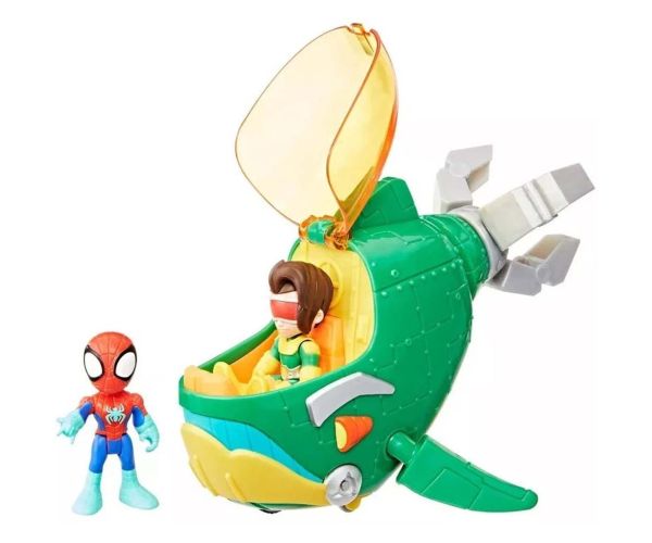 Marvel Spidey a úžasní priatelia: Water-Webs Doktor Octopus – morská veľrybia herná súprava - Hasbro