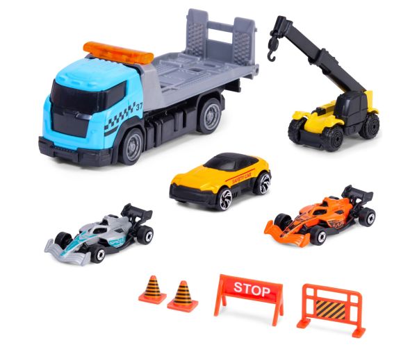 Formula Racer pretekárske auto set s nákladným autom v dvoch variantoch 1 ks – Dickie Toys