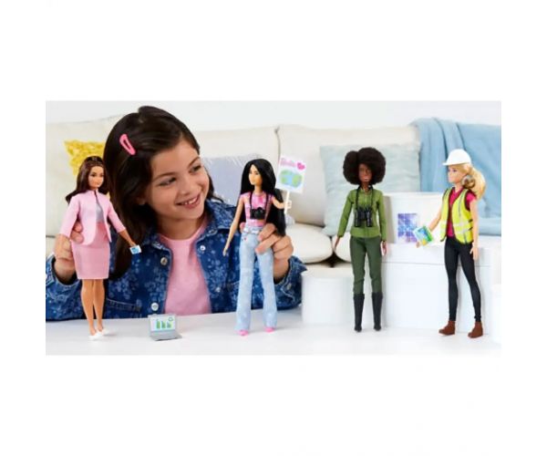 Barbie: Spoločne pre zem, kariérne bábiky 4ks v balení - Mattel