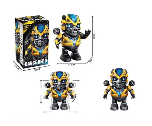 Elektrický tancujúci robot so svetlom a zvukom