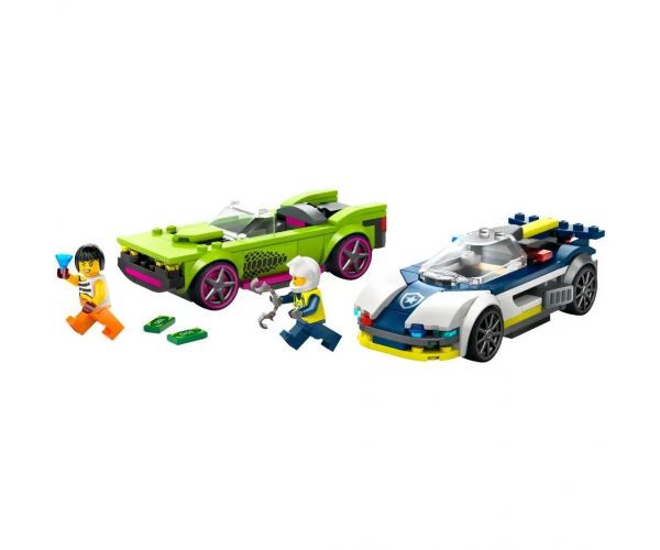 LEGO® City: Naháňačka s policajným autom a športovým autom (60415)