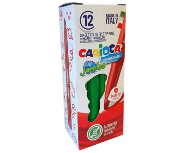 Jumbo fixky zelené 1ks - Carioca