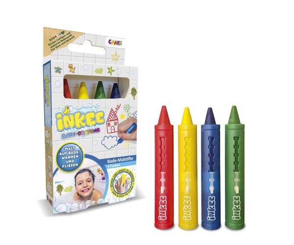 Craze Inkee: Kúpeľová voskovka, 4 kusy