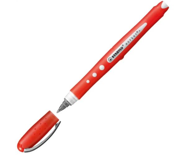 Stabilo: Worker+ Colorful červené pero 0,5mm