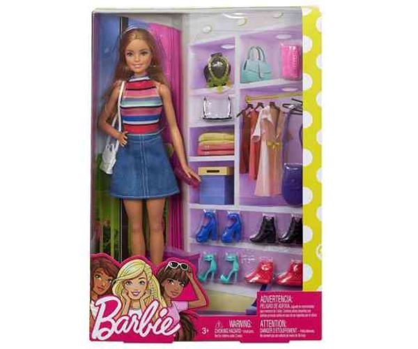 Barbie: Barbie módna bábika s topánkami a doplnkami - Mattel