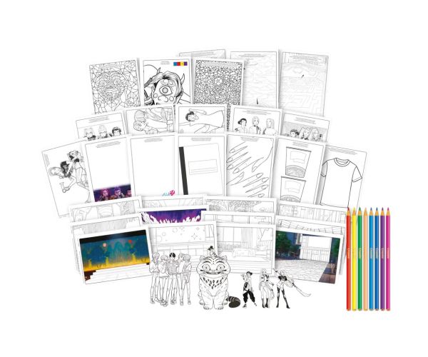 Crayola: Farbiť a kresliť - K-Pop démoni lovci kreatív kresliaci a farbiaci set