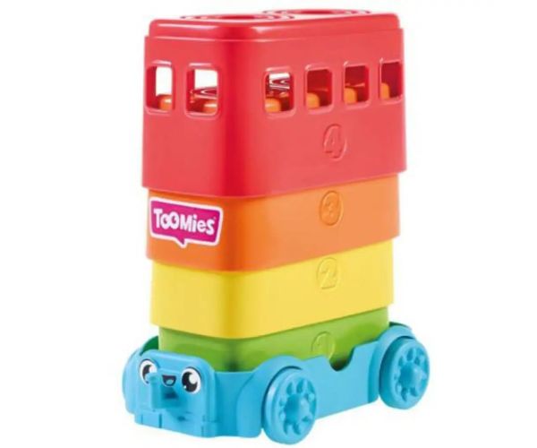 Tomy: Toomies - vajíčka, poschodový autobus, hrací set
