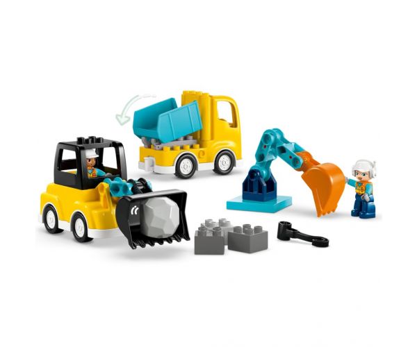 LEGO® DUPLO®: 3 v 1 stavebné stroje (10475)