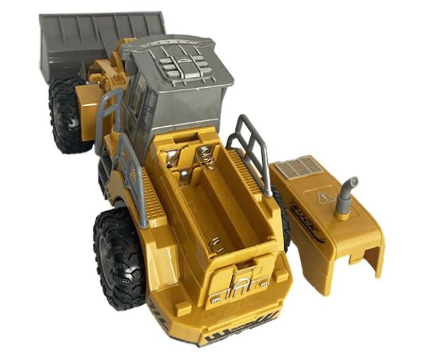 RC Buldozér - pracovný stroj na diaľkové ovládanie so svetelnými efektmi 1/30 24cm
