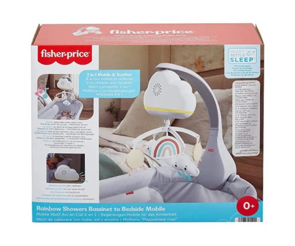 Fisher-Price: Upokojujúce nebo s hudbou, kolotoč nad postieľku - Mattel
