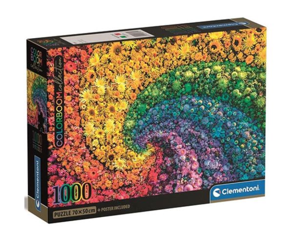 Colorboom Collection: Kvetinový vír 1000ks puzzle - Clementoni